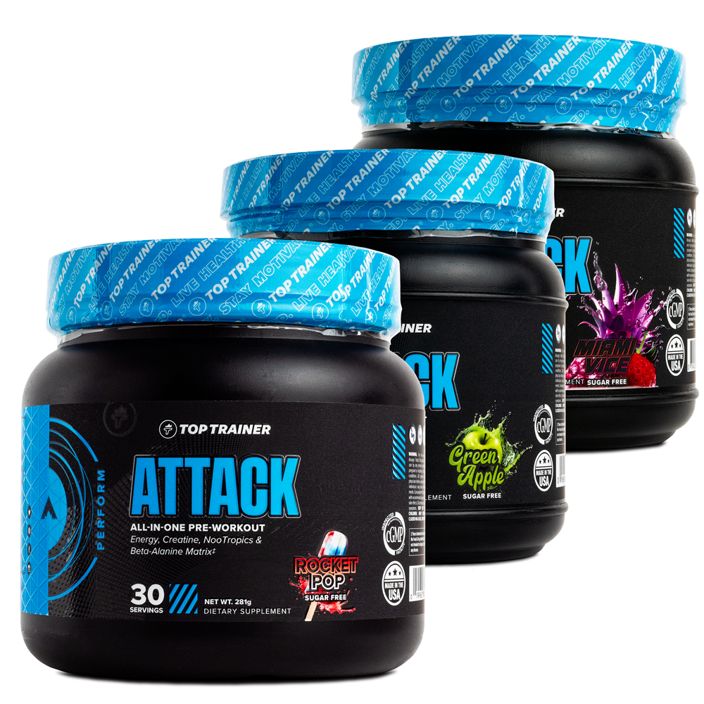 Attack Pre-Workout - Top Trainer - ATX Supplements & Nutrition