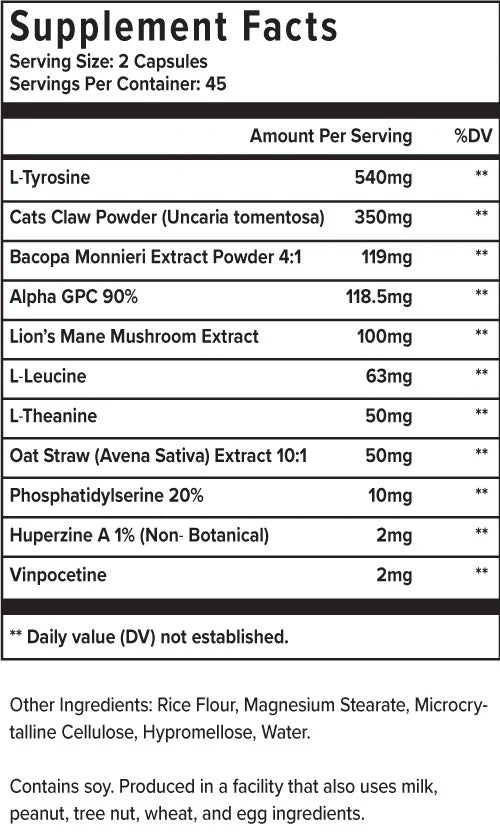 Brain-Power (Nootropic) - Top Trainer - ATX Supplements & Nutrition