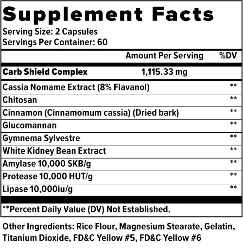 Carb Shield - Top Trainer - ATX Supplements & Nutrition