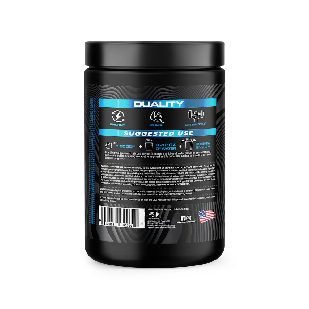 Duality Pre-Workout - Alchemy Labs - ATX Supplements & Nutrition