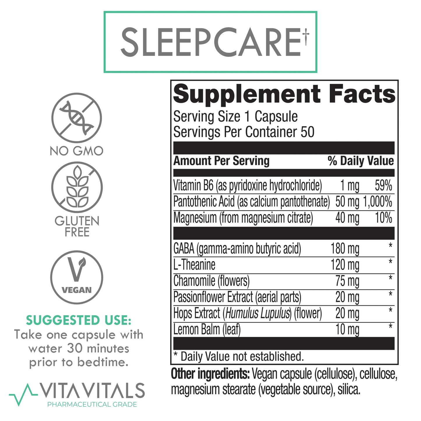SleepCare - VitaVitals - ATX Supplements & Nutrition
