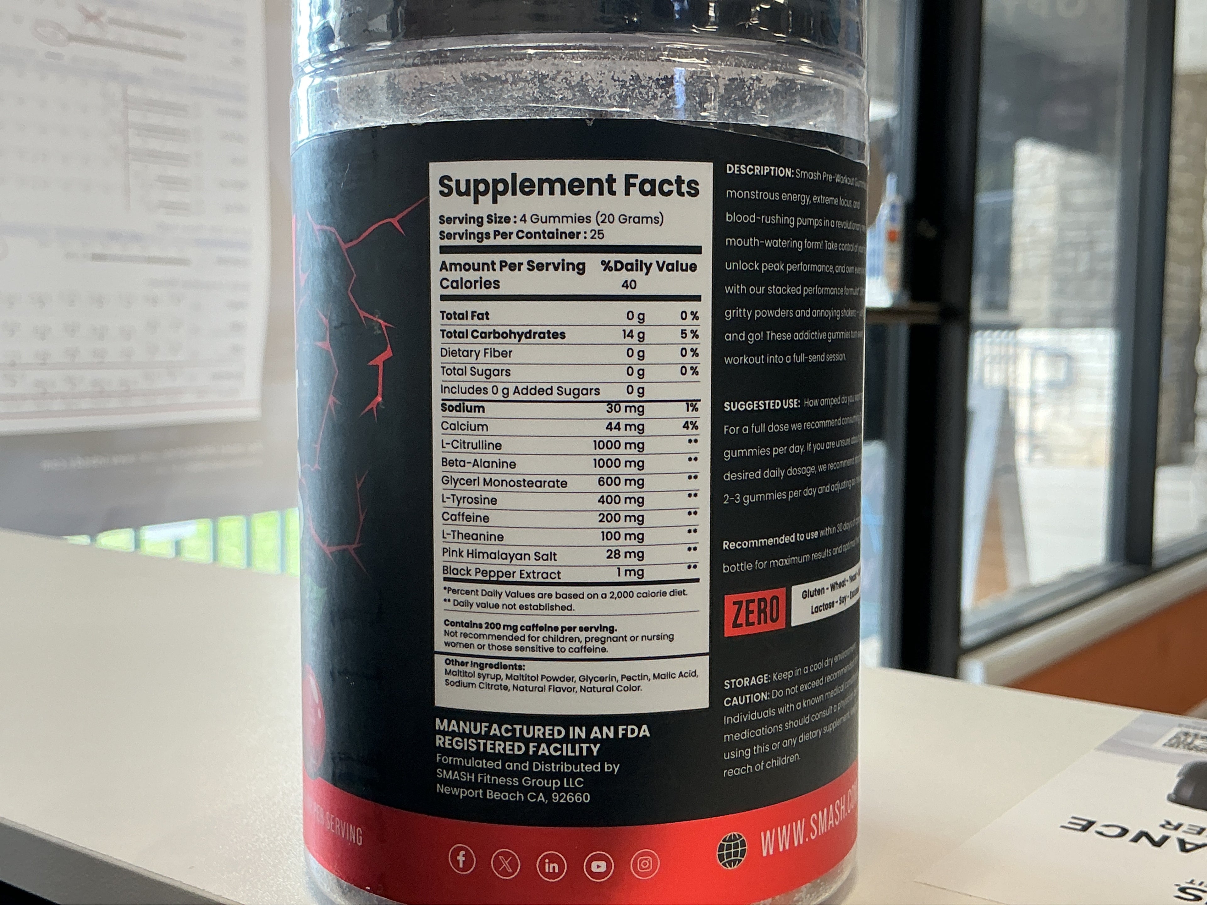 Smash Preworkout Gummies - ATX Supplements & Nutrition