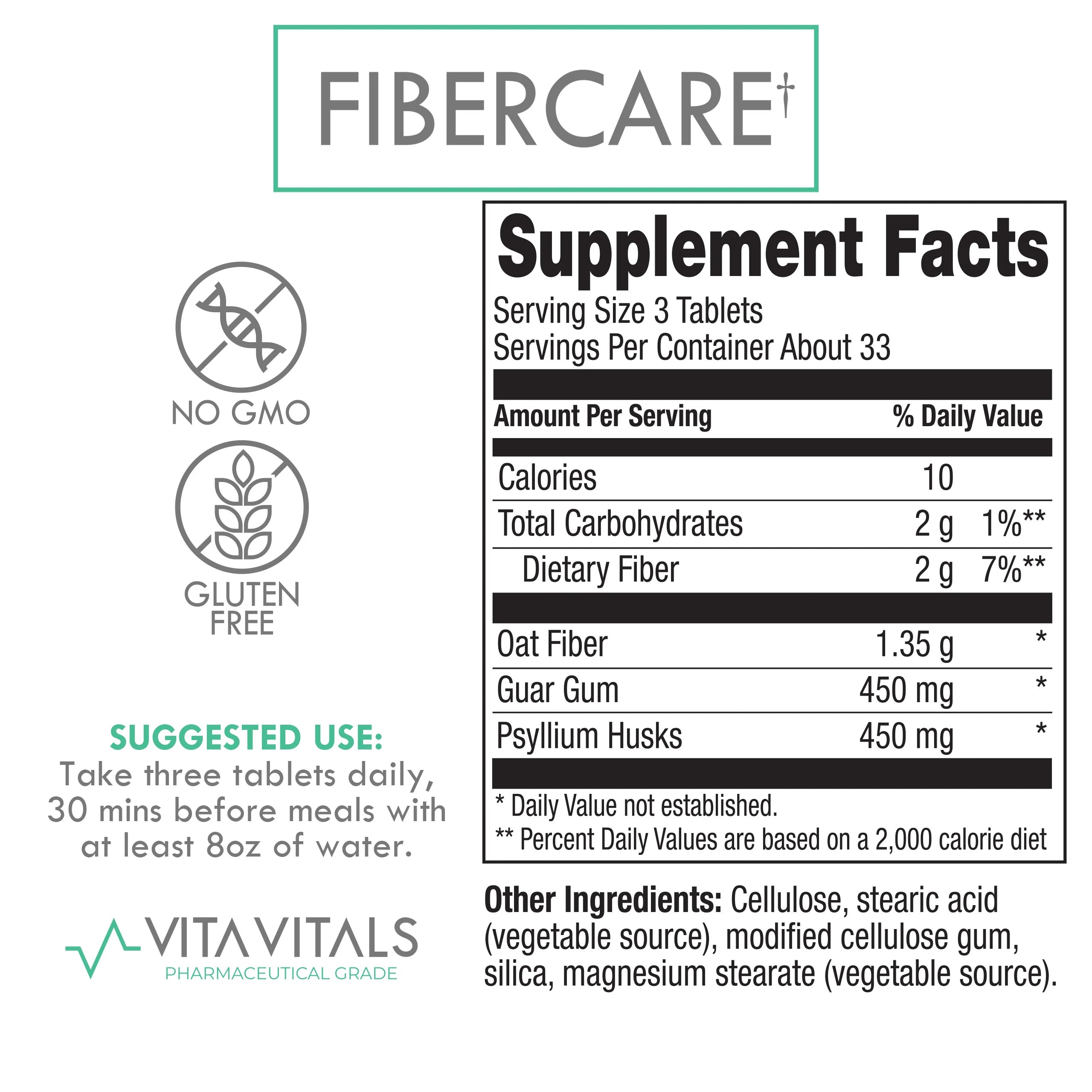 FiberCare - VitaVitals - ATX Supplements & Nutrition