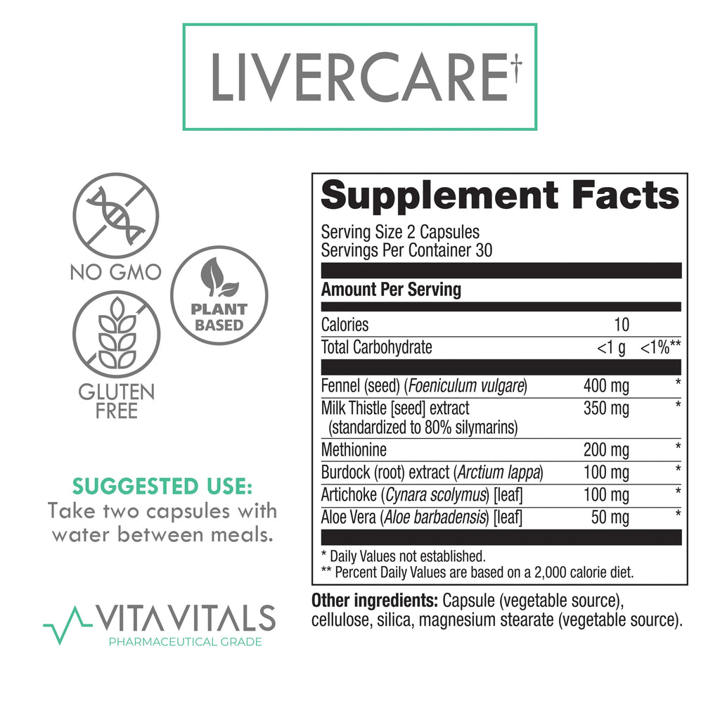 LiverCare - VitaVitals - ATX Supplements & Nutrition
