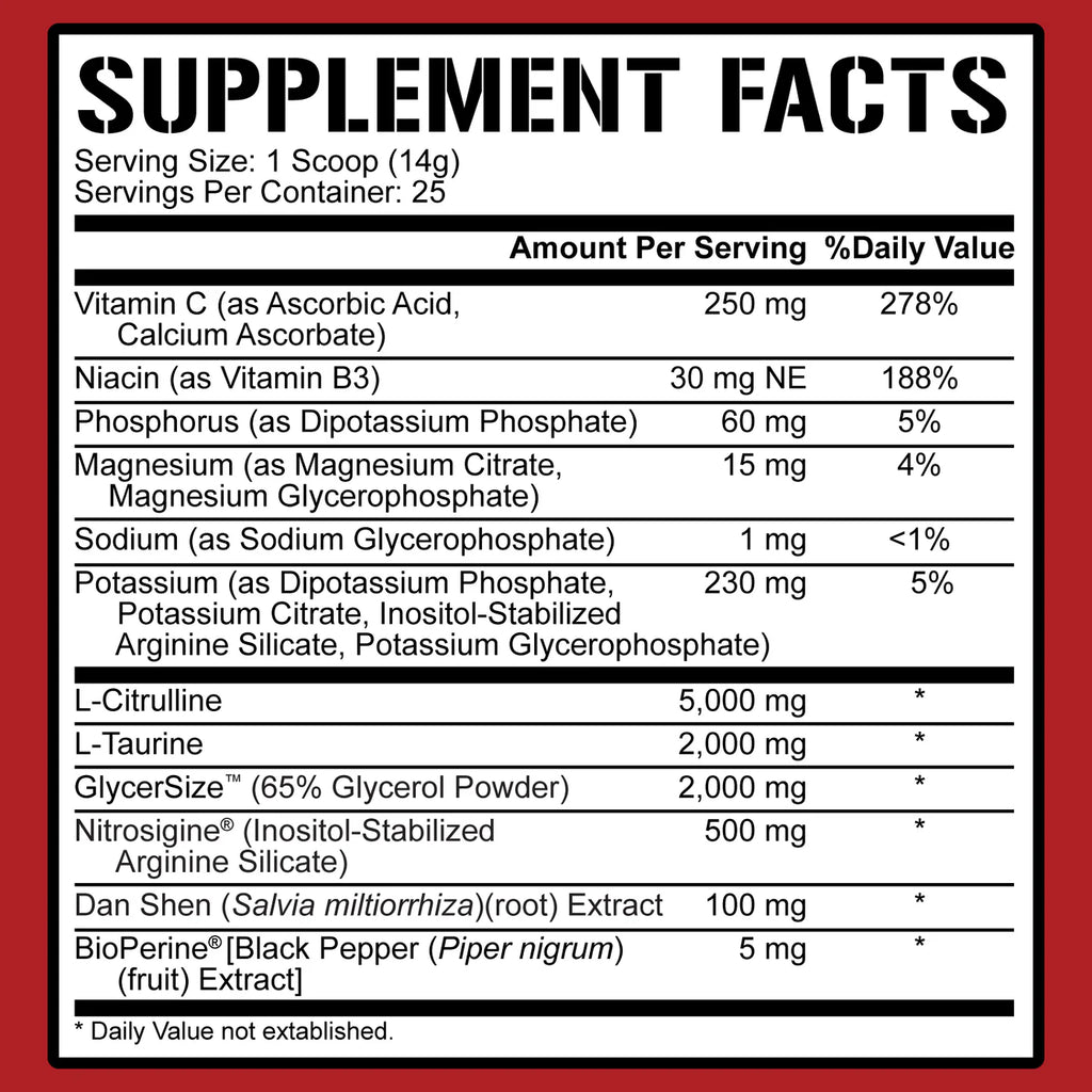 Full As F*ck (Nitric Oxide Booster & Non-Stim Pre-Workout) - 5% Nutrition - ATX Supplements & Nutrition